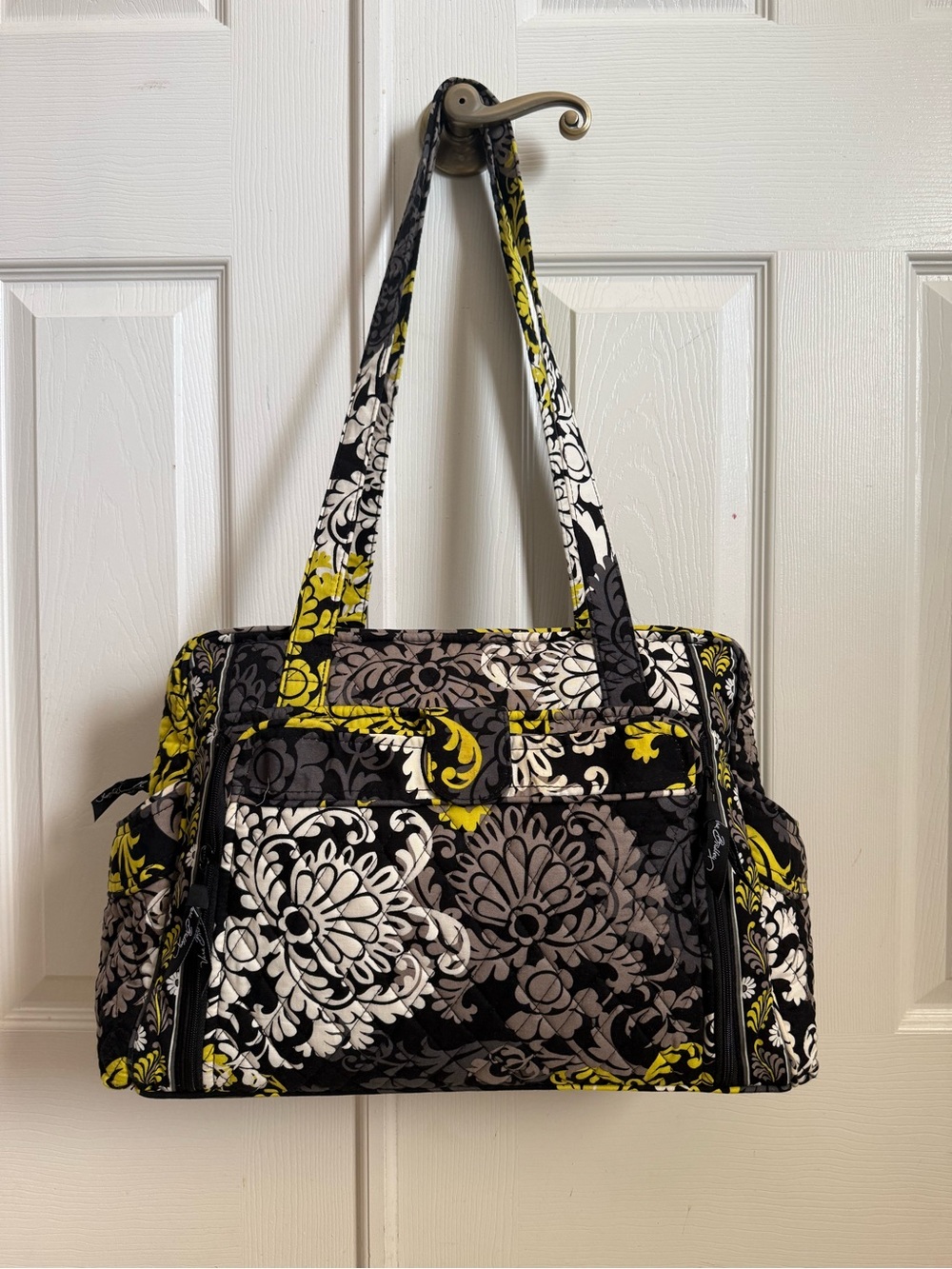 Vera Bradley Stroll Around Baby Bag Baroque Diaper Bag Tote with Changing Pad